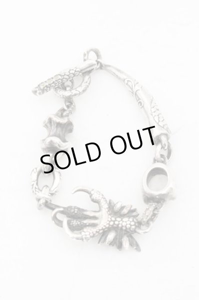 画像4: Bloody Mary / ナイトレイヴンブレスレット21cm 21cm シルバー O-24-10-31-021-SH-ac-YM-OS (4)