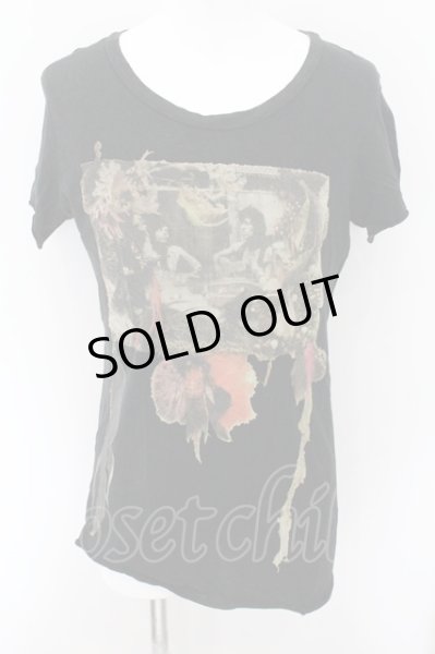 画像1: IFSIXWASNINE / ROCK OF M&K/HSC/M Tシャツ【メンズ1】 1 ブラック O-24-11-01-033-IF-ts-YM-OS (1)