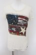 画像1: LGB / AMERICAN FLAG ONE STAR-FP/M Tシャツ【メンズ1】 1 ホワイト O-24-11-01-036-LG-ts-YM-ZT327 (1)