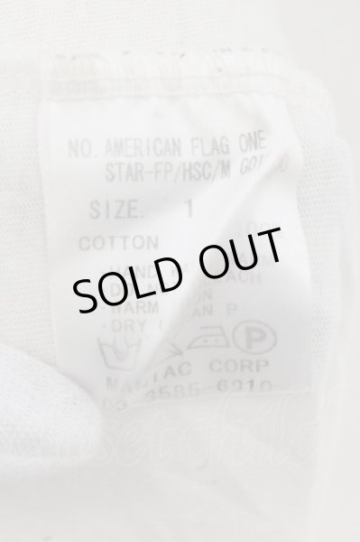 画像4: LGB / AMERICAN FLAG ONE STAR-FP/M Tシャツ【メンズ1】 1 ホワイト O-24-11-01-036-LG-ts-YM-ZT327 (4)