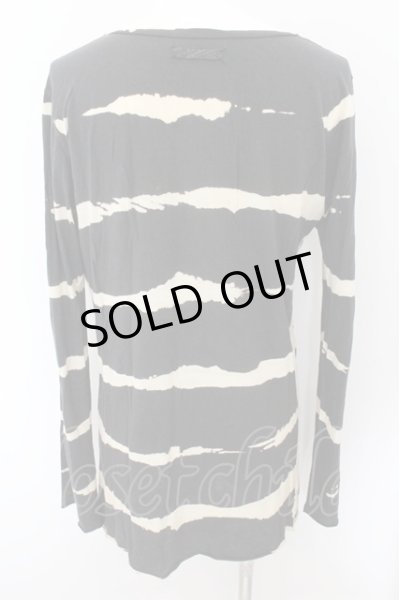 画像3: IFSIXWASNINE / LSV/M ブリーチボーダーカットソー【メンズ2】 2 ブラック（ダークブラウン系） O-24-11-01-043-IF-to-YM-OS (3)