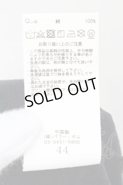 画像3: CIVARIZE / ジオメトリック総柄変形ロングTシャツ 44 ブラックｘホワイト O-24-11-01-047-CI-ts-YM-ZT266 (3)