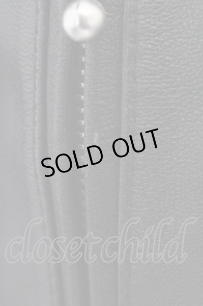 画像2: BUFFALO BOBS / THUNDER BOLT(サンダーボルト)ラムレザーダブルライダースジャケット 1 ブラック O-24-11-01-049-BU-ou-YM-ML008 (2)