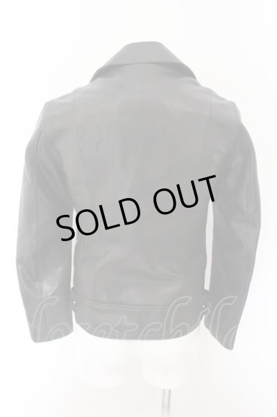 画像4: BUFFALO BOBS / THUNDER BOLT(サンダーボルト)ラムレザーダブルライダースジャケット 1 ブラック O-24-11-01-049-BU-ou-YM-ML008 (4)