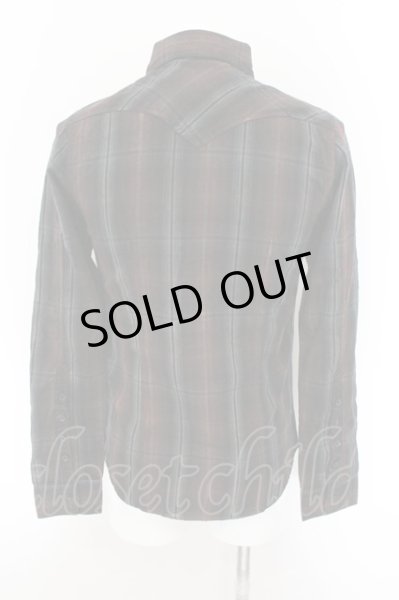 画像2: CIVARIZE / コーティングチェックウエスタンシャツ 46 レッド O-24-11-01-051-CI-sh-YM-ZT266 (2)