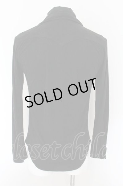 画像2: CIVARIZE / Possibility レイヤードスエードシャツ 44 ブラック O-24-11-01-053-CI-sh-YM-ZT266 (2)