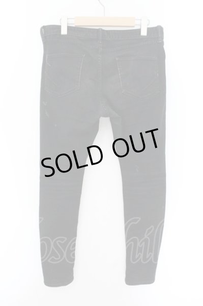 画像2: GOSTAR DE FUGA / スーパーストレッチダメージスキニーパンツ 44 ブラック O-24-11-01-059-GO-pa-YM-OS (2)