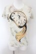 画像1: maxsix / CLOCK Tシャツ M アイボリー系 O-24-11-01-023-ma-ts-YM-ZT057 (1)