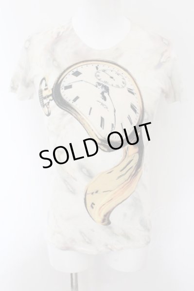 画像1: maxsix / CLOCK Tシャツ M アイボリー系 O-24-11-01-023-ma-ts-YM-ZT057 (1)