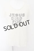 IFSIXWASNINE / CROSSES+JESUS/HSC/M Tシャツ【メンズ1】 1 ホワイト O-24-11-01-028-IF-ts-YM-OS
