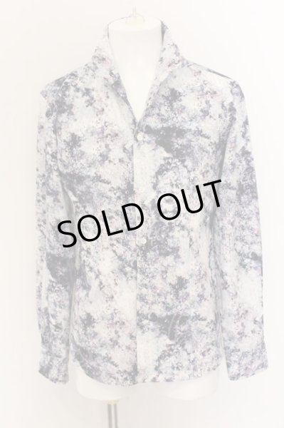 画像2: TORNADO MART / ミネラルクロコダイルプリントシャツ LL パープル O-24-11-09-026-TO-sh-YM-ZT214 (2)