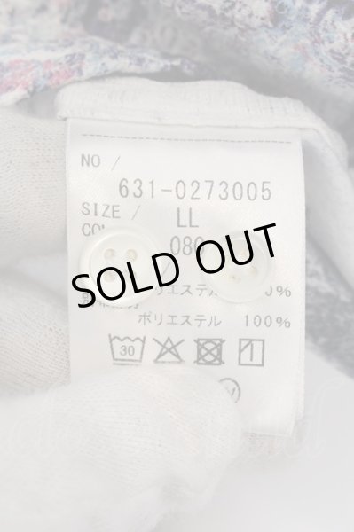 画像4: TORNADO MART / ミネラルクロコダイルプリントシャツ LL パープル O-24-11-09-026-TO-sh-YM-ZT214 (4)