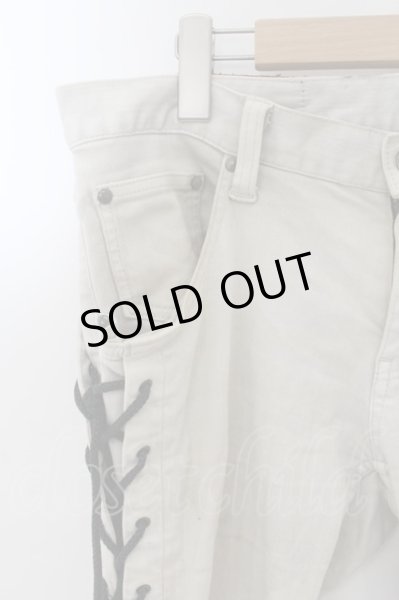 画像2: TORNADO MART / フラワーズブルームベルボトム　デニムパンツ L グレー O-24-11-09-033-TO-pa-YM-OS (2)