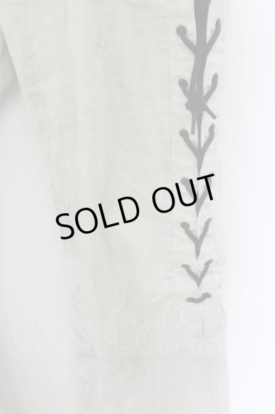 画像4: TORNADO MART / フラワーズブルームベルボトム　デニムパンツ L グレー O-24-11-09-033-TO-pa-YM-OS (4)