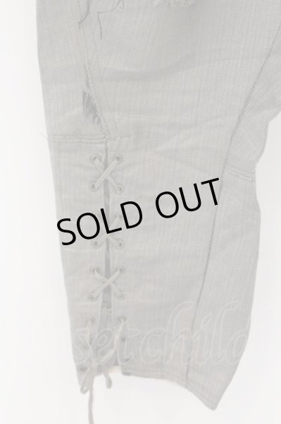 画像2: SHARE SPIRIT / ユーズドカスタムレースアップジョッパーズパンツ 44 オリーブ系グレー O-24-11-09-035-SH-pa-YM-ZT222 (2)