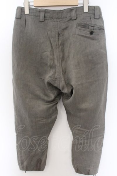 画像8: SHARE SPIRIT / ユーズドカスタムレースアップジョッパーズパンツ 44 オリーブ系グレー O-24-11-09-035-SH-pa-YM-ZT222 (8)