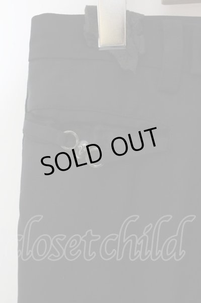 画像2: SHARE SPIRIT / スカルピットサイドラインスラックスパンツ S ブラック O-24-11-09-039-SH-pa-YM-ZT057 (2)