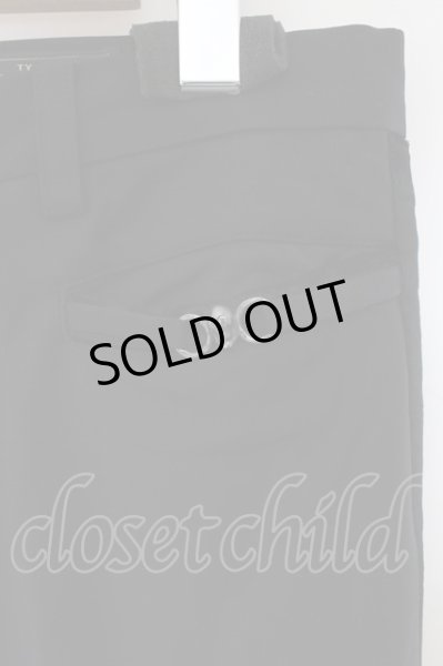 画像3: SHARE SPIRIT / スカルピットサイドラインスラックスパンツ S ブラック O-24-11-09-039-SH-pa-YM-ZT057 (3)