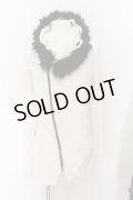 CIVARIZE / Decline クラッシュベロアパーカー 46 ホワイト O-24-11-09-012-CI-to-YM-OS