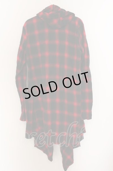 画像3: CIVARIZE / Frameフード付きカーディガン 46 レッド O-24-11-09-016-CI-to-YM-OS (3)