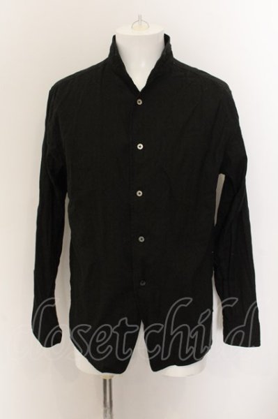 画像1: BUFFALO BOBS / LITTLE WING SHIRT JKT(リトルウィング シャツジャケット)ウィングカラー 3-4 ブラック O-24-11-09-019-BU-to-YM-ZT057 (1)