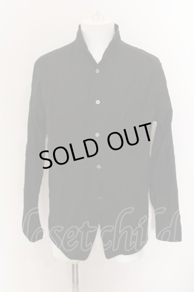 画像1: BUFFALO BOBS / LITTLE WING SHIRT JKT(リトルウィング シャツジャケット)ウィングカラー 3-4 ブラック O-24-11-09-019-BU-to-YM-ZT057 (1)