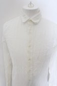 画像2: MIDAS / ワッシャーガーゼロングシャツ  ホワイト O-24-11-09-022-MI-sh-YM-ZT214 (2)