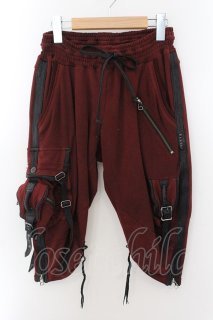 ケムリ kmrii ショーツ　レザー紐　y2k 激レア　クロップドパンツ kmrii ショーツ レザー紐 y2k 激レア クロップドパンツ - メルカリ