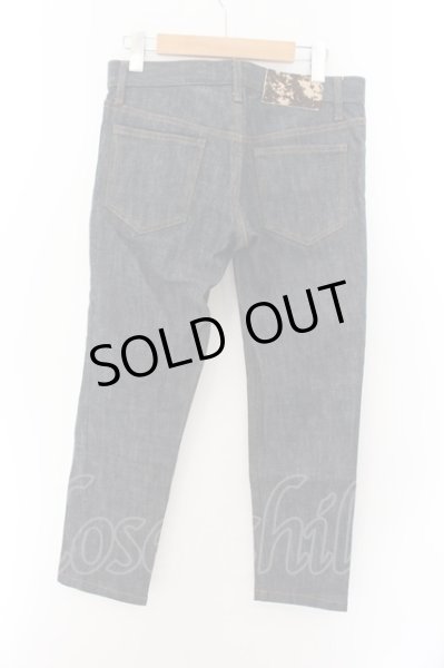 画像2: SHELLAC / カラーステッチウォッシュドデニムパンツ 42 インディゴ O-24-11-10-045-SH-pa-YM-ZT283 (2)