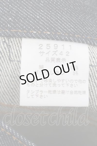 画像3: SHELLAC / カラーステッチウォッシュドデニムパンツ 42 インディゴ O-24-11-10-045-SH-pa-YM-ZT283 (3)