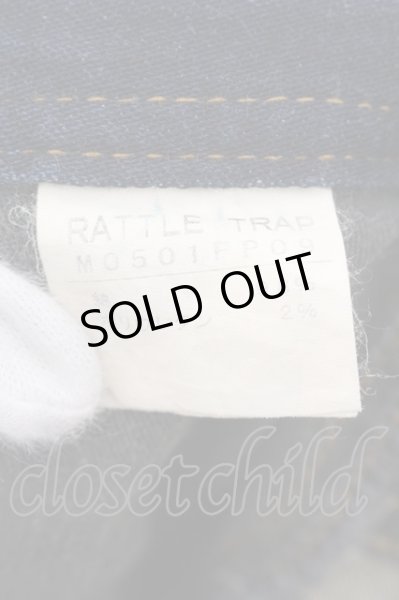 画像3: RATTLE TRAP / ウォッシュドデニムパンツ 01 インディゴ O-24-11-10-046-RA-pa-YM-ZT283 (3)