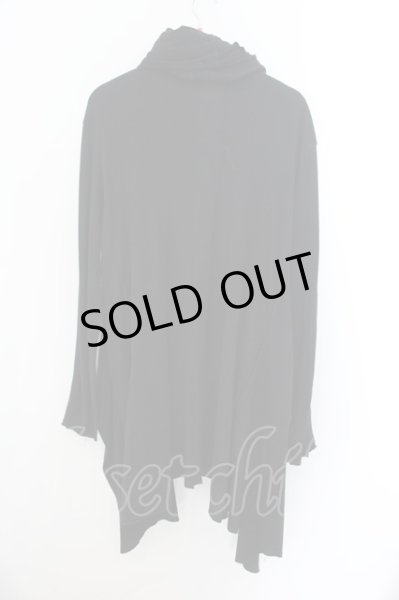 画像2: NO ID. BLACK / Cテレコフーデットロングガウン 1 ブラック O-24-11-10-063-NO-ou-YM-ZT060 (2)