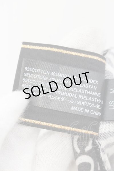 画像3: Roen / 総柄インナーカットソー L ブラック O-24-11-10-066-Ro-to-YM-OS (3)