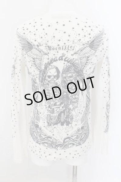 画像4: yasuyuki ishii / タトゥーカットソー L ホワイト O-24-11-10-067-ya-to-YM-OS (4)