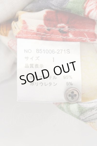 画像3: NO ID. / ストール付フラワーパターンシャツ 1 アイボリー O-24-11-10-071-NO-sh-YM-ZT240 (3)