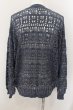 画像2: HARE / ランダムスカシアミニットカーディガン F ブルー O-24-11-10-074-HA-to-YM-ZT275 (2)