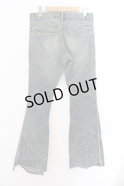 画像3: TORNADO MART / ヴィンテージコーティングパッチワークベルボトム S インディゴ O-24-11-10-082-TO-pa-YM-OS (3)