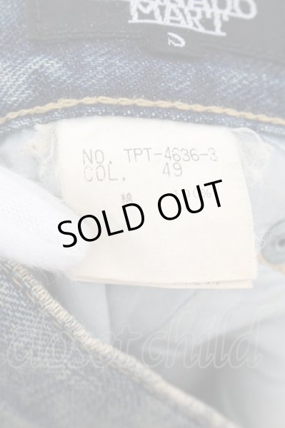 画像4: TORNADO MART / ヴィンテージコーティングパッチワークベルボトム S インディゴ O-24-11-10-082-TO-pa-YM-OS (4)