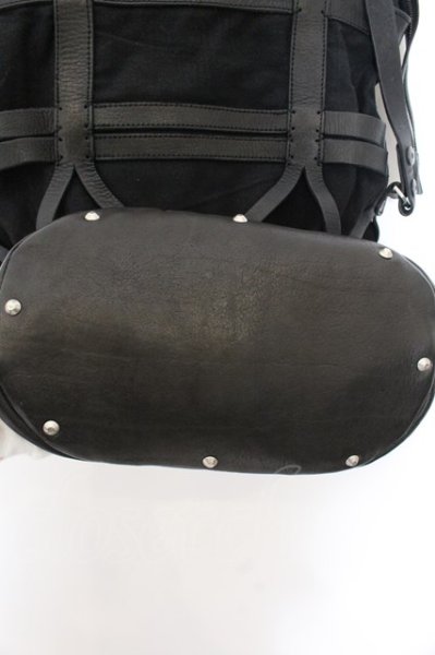 画像3: KMRii / KMRII 2WAY CANVAS MESH バッグ  ブラック O-24-11-10-090-KM-ba-YM-ZT-MK001 (3)