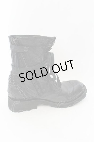 画像5: KMRii / LACE UP BOOTS ブーツ 約27cm ブラック O-24-11-10-092-KM-sho-YM-OS (5)
