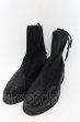 画像1: JULIUS / COW SKIN スラッシングブーツ 3（約28.5cm） ブラック O-24-11-10-093-JU-sho-YM-ZT-S007 (1)