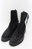 画像1: JULIUS / COW SKIN スラッシングブーツ 3（約28.5cm） ブラック O-24-11-10-093-JU-sho-YM-ZT-S007 (1)