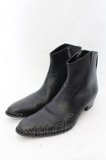JULIUS / サイドジップエレベーターブーツ 2（約27cm） ブラック O-24