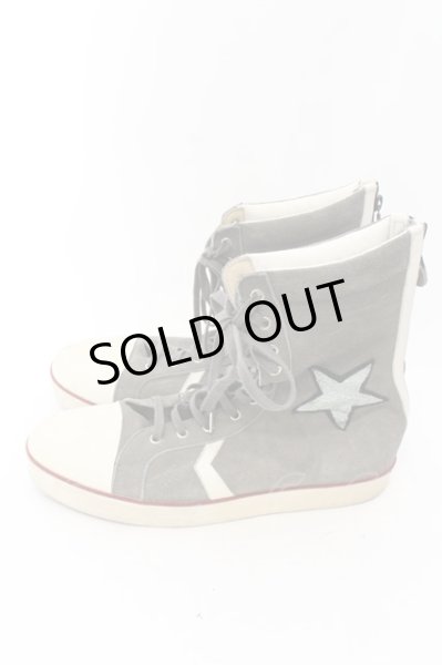 画像4: SHARE SPIRIT / スウェードスニーカーブーツ 約28.5cm グレーｘアイボリー O-24-11-10-097-SH-sho-YM-ZT-S004 (4)