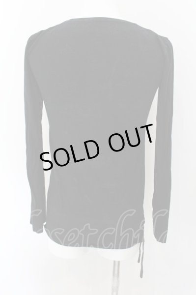 画像2: KMRii / WORLD IS YOURS カットソー 1 ブラック O-24-11-10-014-KM-to-YM-OS (2)