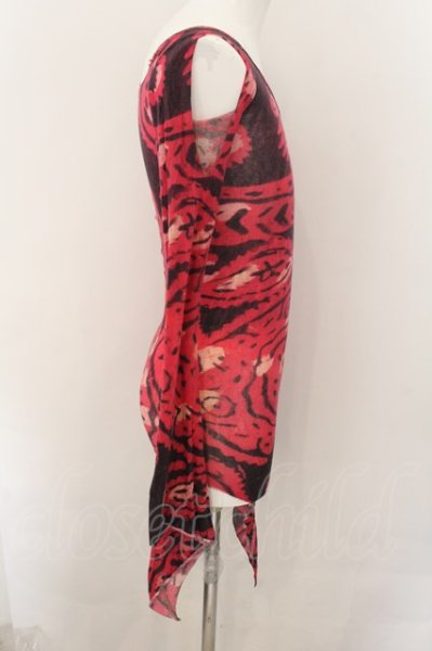 画像2: IFSIXWASNINE / SCORPION/LS オフショル方長袖カットソー 1（レディース） ピンクｘイエロームラ染め O-24-11-10-015-IF-to-YM-ZT328 (2)