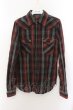 画像1: CIVARIZE / コーティングチェックウエスタンシャツ 44 レッド O-24-11-10-024-CI-sh-YM-ZT284 (1)