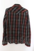 画像2: CIVARIZE / コーティングチェックウエスタンシャツ 44 レッド O-24-11-10-024-CI-sh-YM-ZT284 (2)