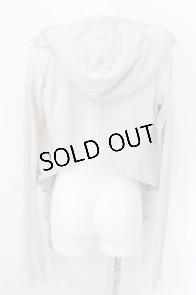 画像2: LGB / YOGA/PK 変形ショートパーカー 0（レディース） グレー O-24-11-13-023-LG-to-YM-ZT292 (2)