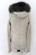 画像5: LGB / PARKA/MID/FNR ラクーンファーパーカー 0（レディース） グレー O-24-11-13-002-LG-ou-YM-OS (5)